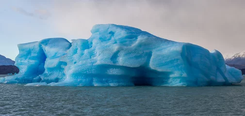 Deurstickers Gletsjers Gletsjers in het Argentinomeer, Los Glaciares National Park