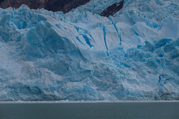 Glaciers in Lake Argentino, Los Glaciares National Park 

