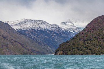 Glaciers in Lake Argentino, Los Glaciares National Park 

