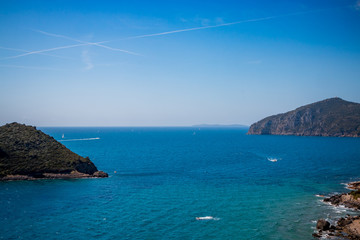 Sur la presqu’ile du Mont Argentario en Toscane