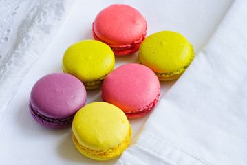 Colorful macaroons