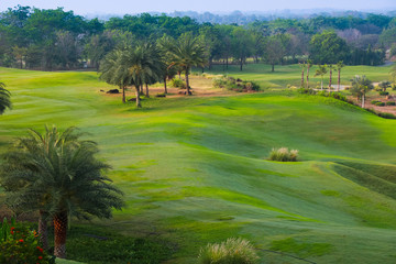 Nice golf place with nice green