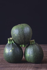 Runde Zucchini
