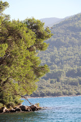 A promenade in Starigrad at Hvar island, Croatia 