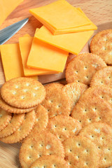 Cheese and crackers
