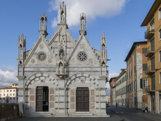Church of Santa Maria della Spina in Pisa. Tuscany, Italy.