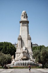 Monumento a Cervantes, madrid