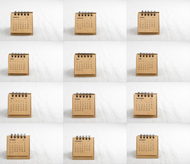Calendar of the year two thousand and seventeen.