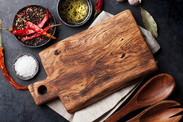 Cooking ingredients and utensils