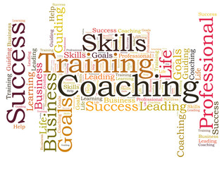COACHING word cloud