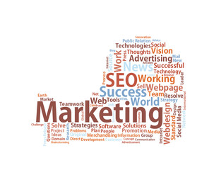 Marketing word cloud