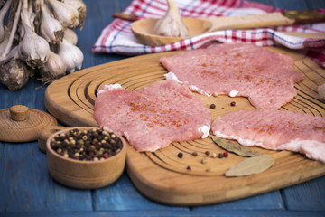 Pork chop and spices
