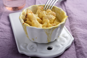 Cauliflower cheese with saffron