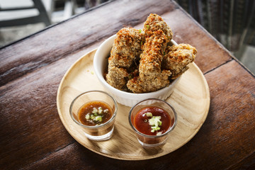 breaded mozzarella cheese stick finger bites snack food