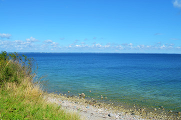 Coast of Schleswig-Holstein with view to the sea