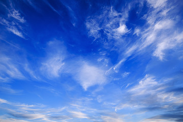 Blue sky with clouds