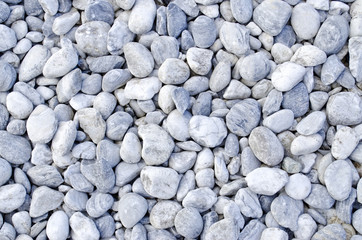 White Stone Pebble Beach Background