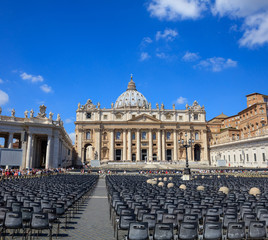 Naklejka premium Saint Peters Basilica - Vatican - Rome, Italy