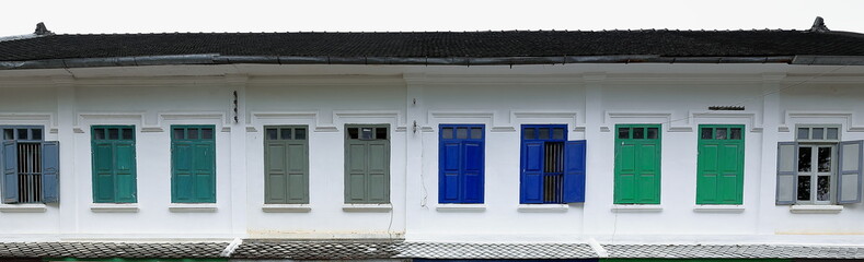 French colonial building in Sakkaline rd.41-60. Luang Prabang-Laos. 4424-2