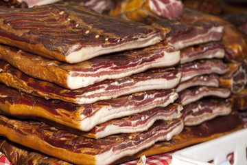 Home made smoked bacon