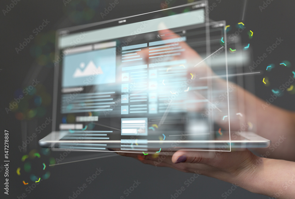 Aufkleber web interface