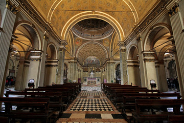 La straordinaria prospettiva bramantesca in Santa Maria presso San Satiro (profondità  reale...
