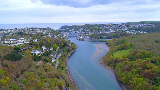 Looe a Picturesque Town in Cornwall, England