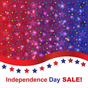 Independence day sale background