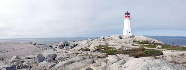 Fototapeten Lighthouse Peggy's Cove Nova Scotia Canada. © Noel
