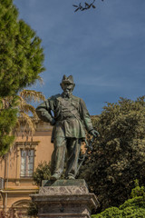 Fototapeta na wymiar Statue für Viktor Emanuel II. in Lecce, Apulien