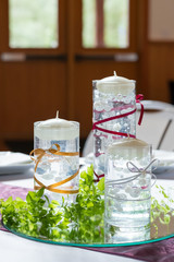 Wedding Reception Candles Decor