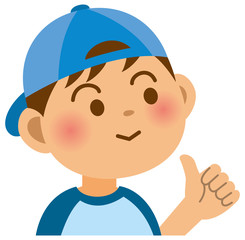 小学生　男の子　表情　グッド