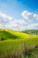 Paysage du Val d'Orcia en Toscane