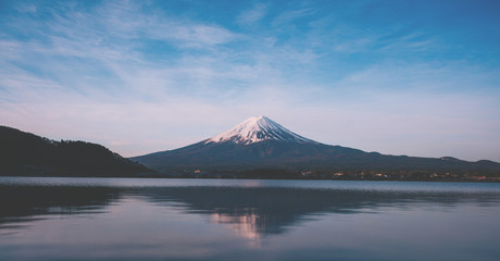 mt.Fuji in kawaguchiko lake,Kawaguchiko lake of Japan,Mount Fuji, Kawaguchi Lake, Japan,with,Spring Cherry blossoms, pink flowers,Cherry blossoms or Sakura and Mountain Fuji at the river in morning