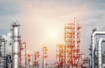 Industrial zone,The equipment of oil refining,Close-up of industrial pipelines of an oil-refinery plant,Detail of oil pipeline with valves in large oil refinery.