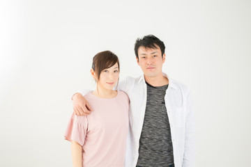 Fototapeta premium 笑顔の男女 