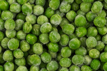 Green frozen peas