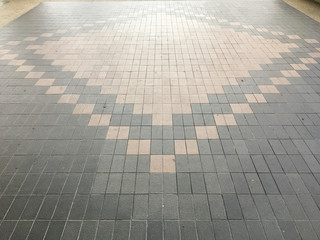 Tiled floor