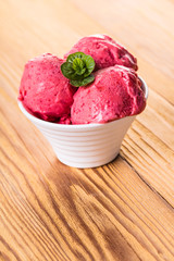 Strawberry strawberry with mint