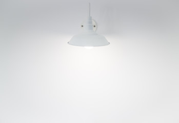 Fototapeta na wymiar Interior Room With White Lamps
