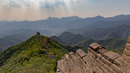 Fototapeta na wymiar The Great Wall (Huairou Xiangshuihu Natural Scenic Area) 12