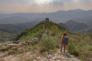 Naklejka premium The Great Wall (Huairou Xiangshuihu Natural Scenic Area) 9