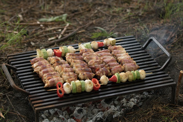 Barbecue chicken rolls