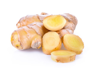 ginger on white background
