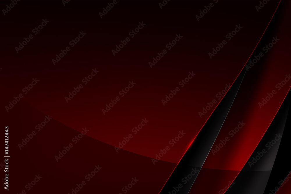 Poster abstract background red and dark overlap with shadow vector illustration eps10 002