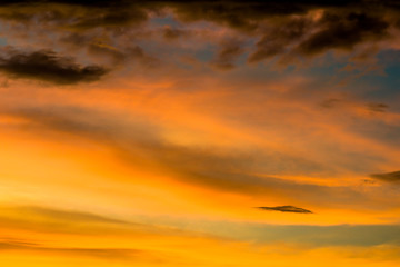 the Heaven of landscape with beautiful colorful cloud