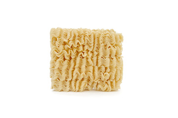Isolated on white noodles