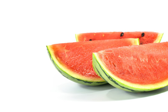 the watermelon isolated on white background