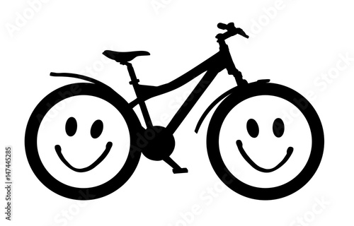 Fahrrad Smiley