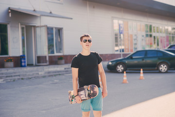 man on a skateboard